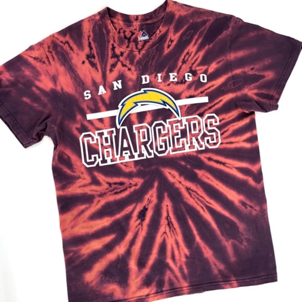RECOLLECTION Tie Dye San Diego Chargers T-Shirt